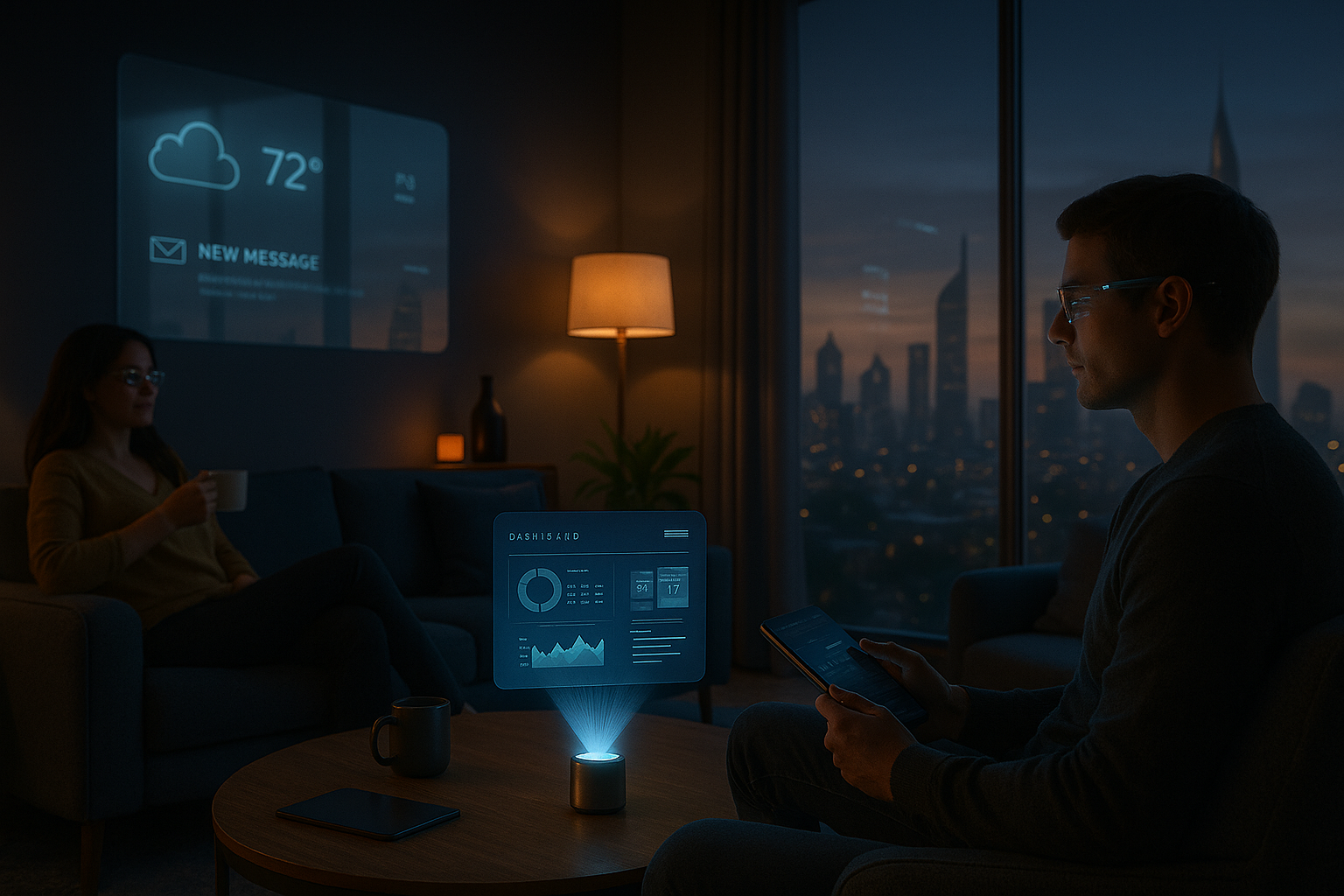 エグゼクティブフロアの未来的な空間イメージ